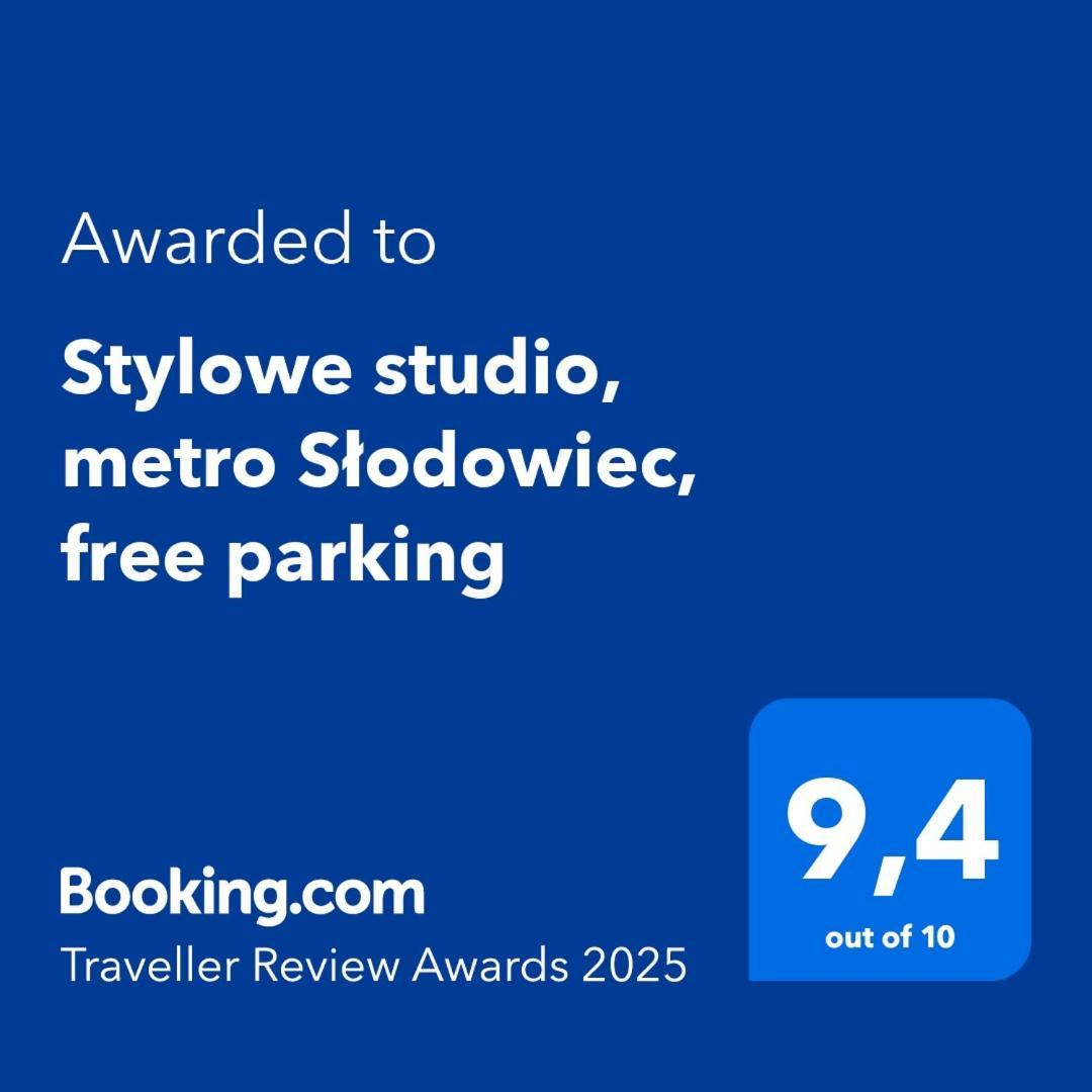 Stylowe Studio Krzemieniecka, Metro Slodowiec, Free Parking By Cosmo Spirit Warsaw Exterior photo